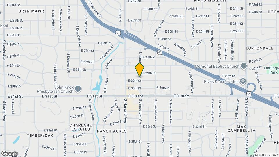 3345 E 30th St, Unit Cowboy Casita Map and Location Details