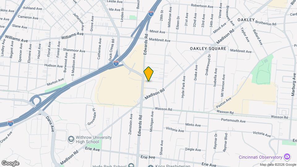 2715 Arbor Ave, Unit 1 Map and Location Details