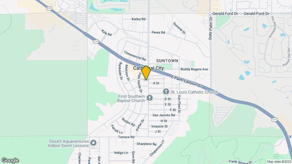 37111 Cathedral Canyon Dr Map and Location Details