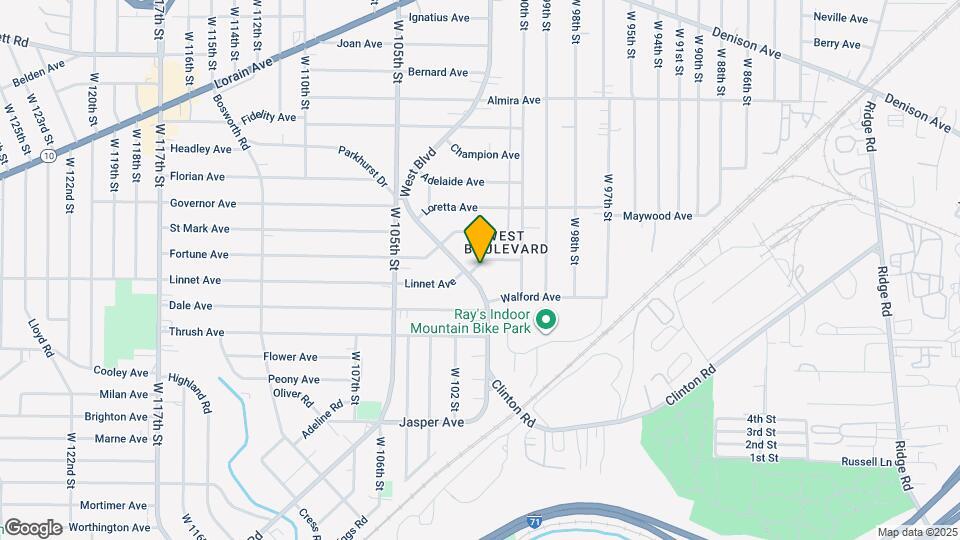 3601 West Blvd Map and Location Details