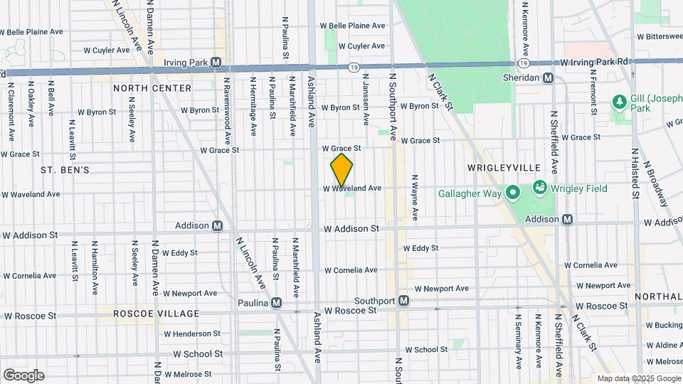 3655 N Bosworth Ave Map and Location Details