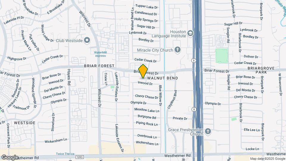 10706 Inwood Dr Map and Location Details