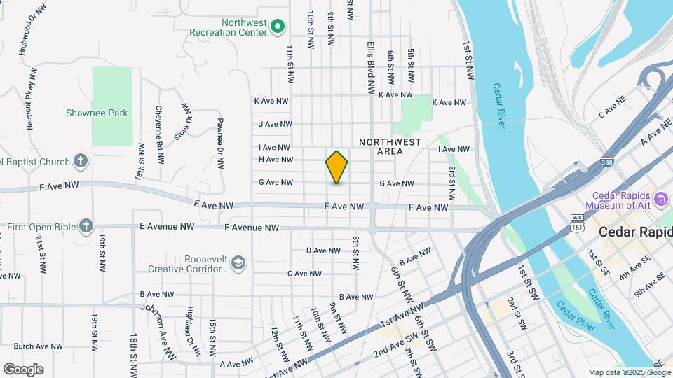 819 G Ave NW Mapa y Detalles de la Ubicación