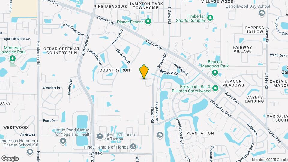 5512 Carrollwood Key Dr Map and Location Details