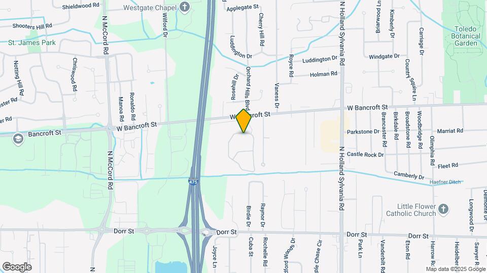 Orchard Lakes Apartments Map and Location Details