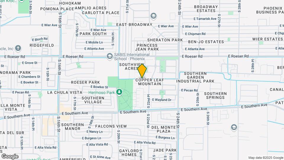 2135 E Bowker St Map and Location Details
