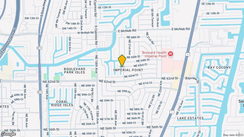 6311 NE 20th Way Map and Location Details