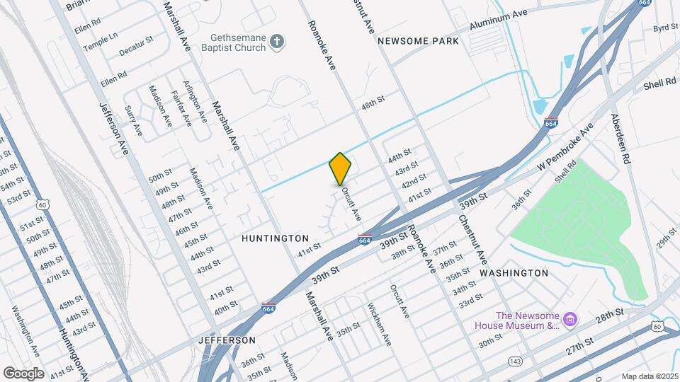 4341 Newsome Dr Map and Location Details