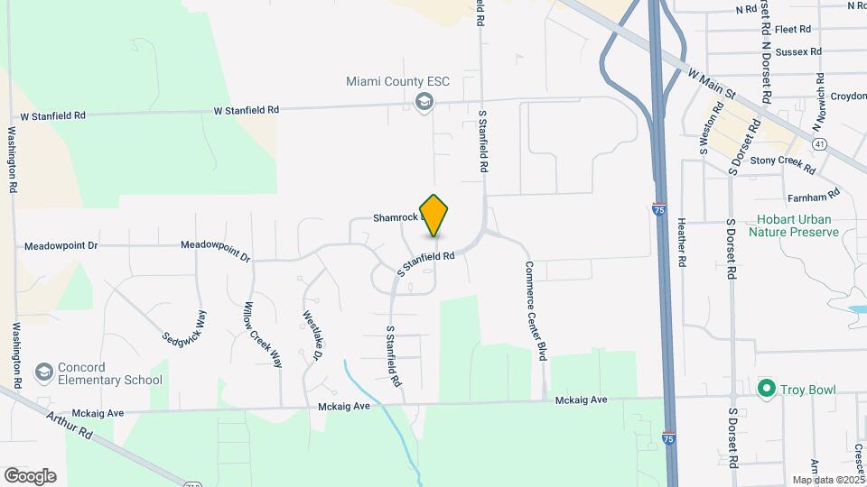 2206 Shamrock Ln Map and Location Details