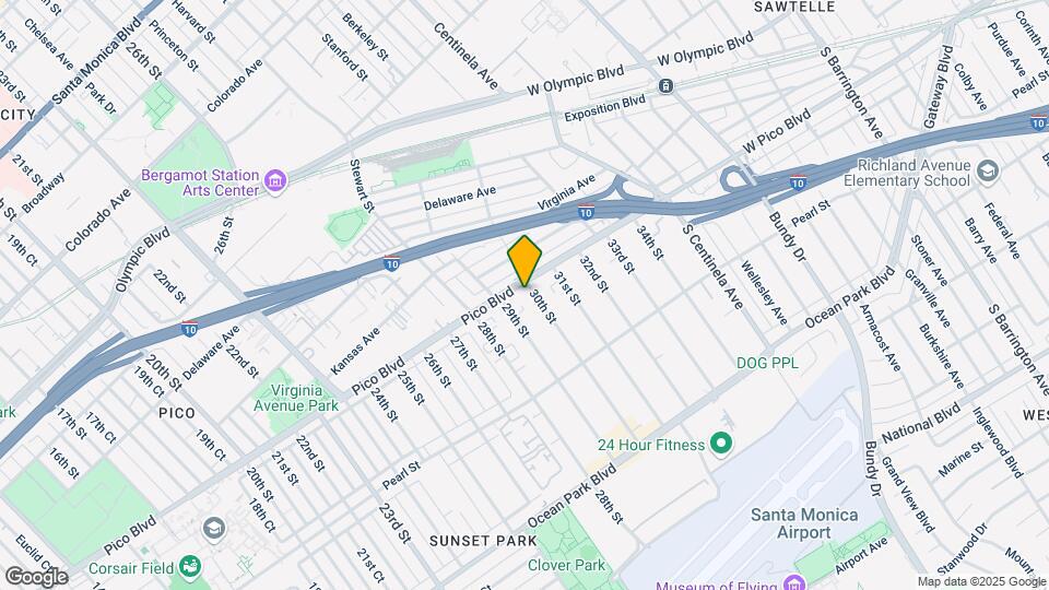2250 30th St Map and Location Details