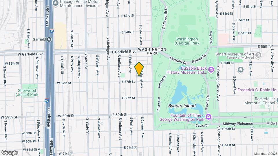 5648 S Calumet Ave Map and Location Details