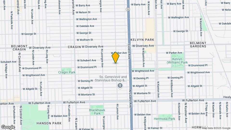 2638-2640 N Lamon Ave Map and Location Details