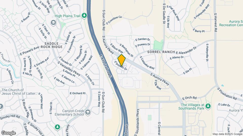 23555 E Platte Dr Map and Location Details