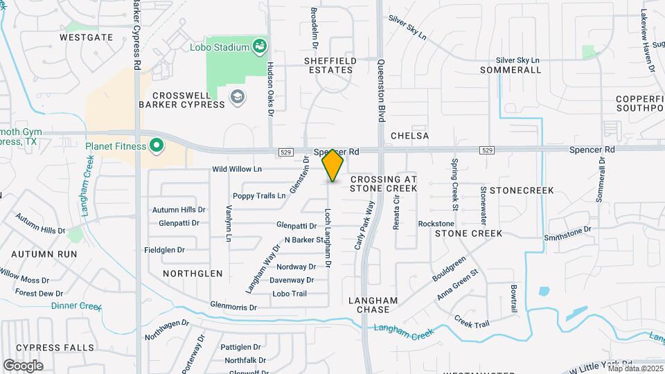 6814 Loch Langham Dr Mapa y Detalles de la Ubicación