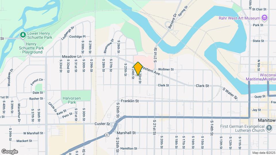 722 S 23rd St, Unit A (Lower) Map and Location Details
