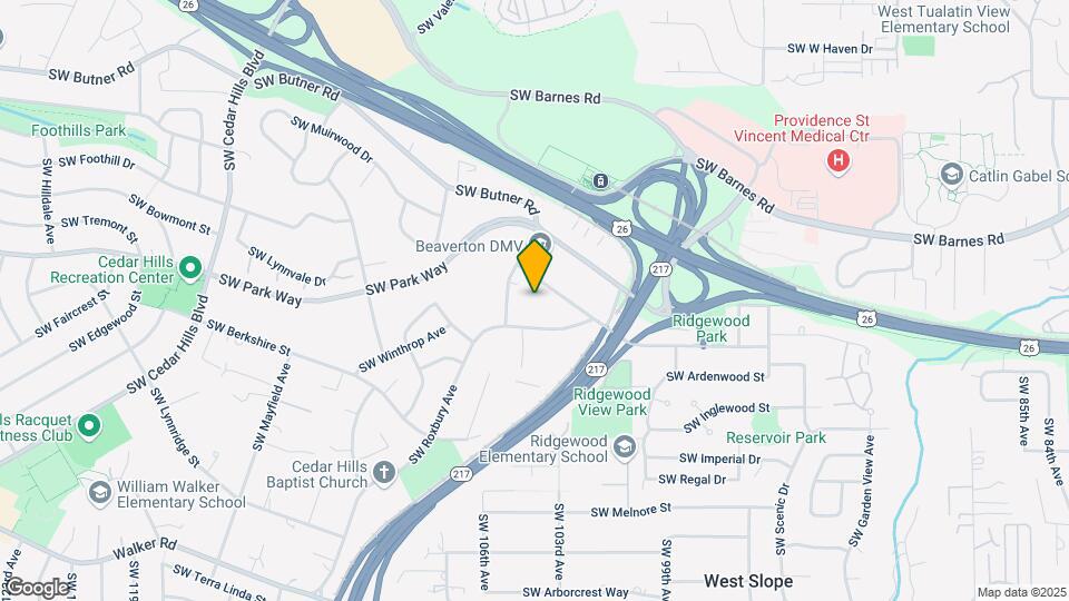 10359 SW Eastridge St Map and Location Details