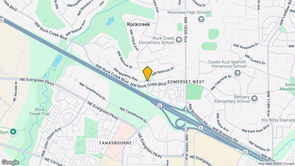 19015 NW Rock Creek Blvd Map and Location Details