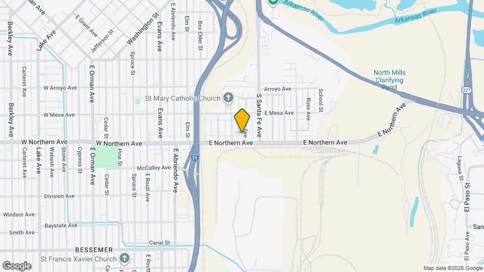 323 E Northern Ave Map and Location Details