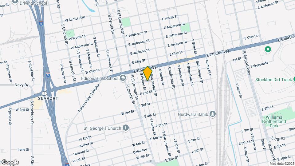 216 E 1st St Mapa y Detalles de la Ubicación
