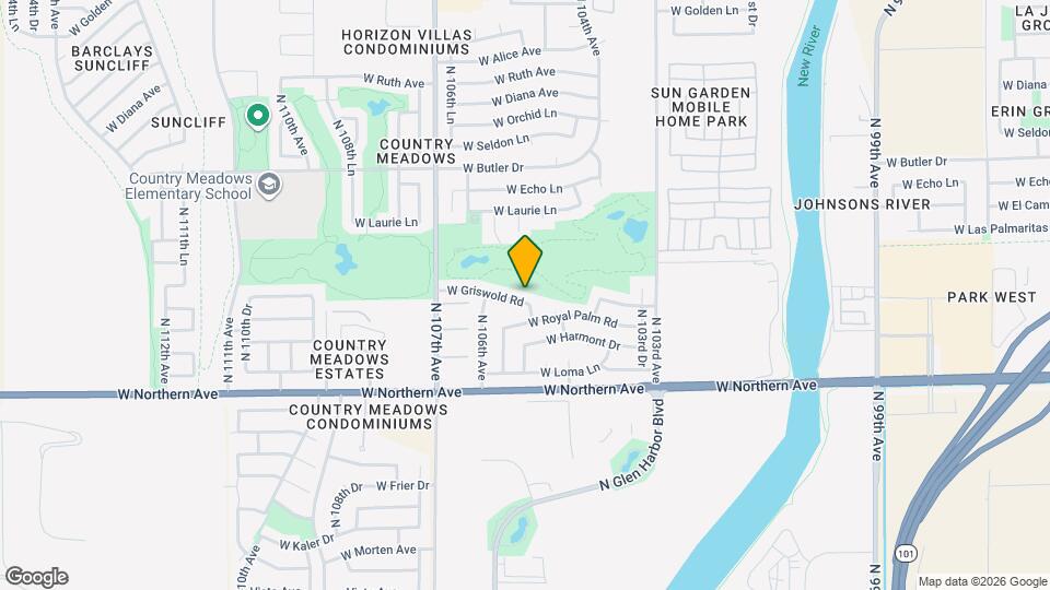 10504 W Griswold Rd Map and Location Details
