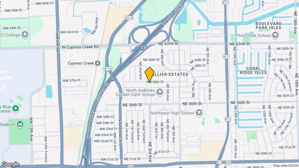 260 NE 58th St Map and Location Details