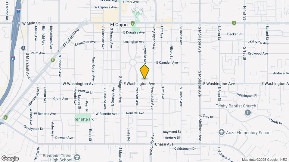 652 Claydelle Ave Map and Location Details