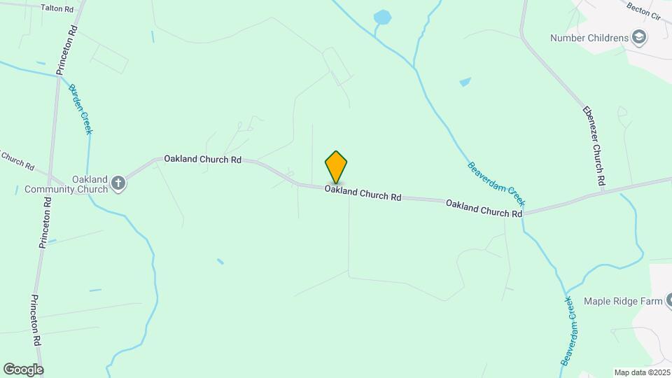 614 Oakland Church Rd Map and Location Details