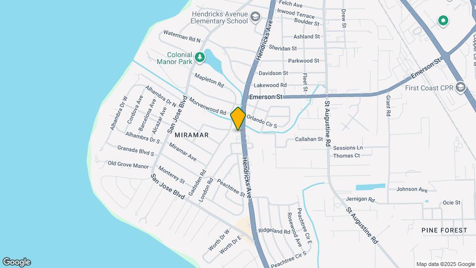 3938 Hendricks Ave Map and Location Details