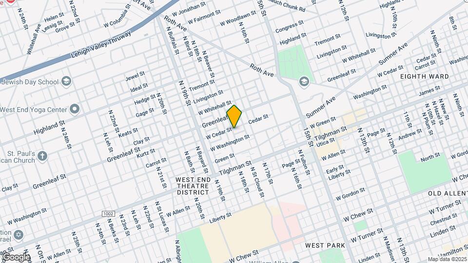 1736-1738 W Cedar St Mapa y Detalles de la Ubicación