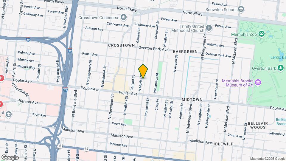244 N McNeil St Map and Location Details