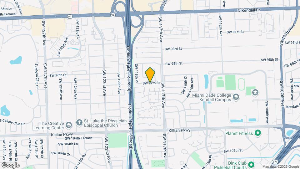 11728 SW 97th St Map and Location Details