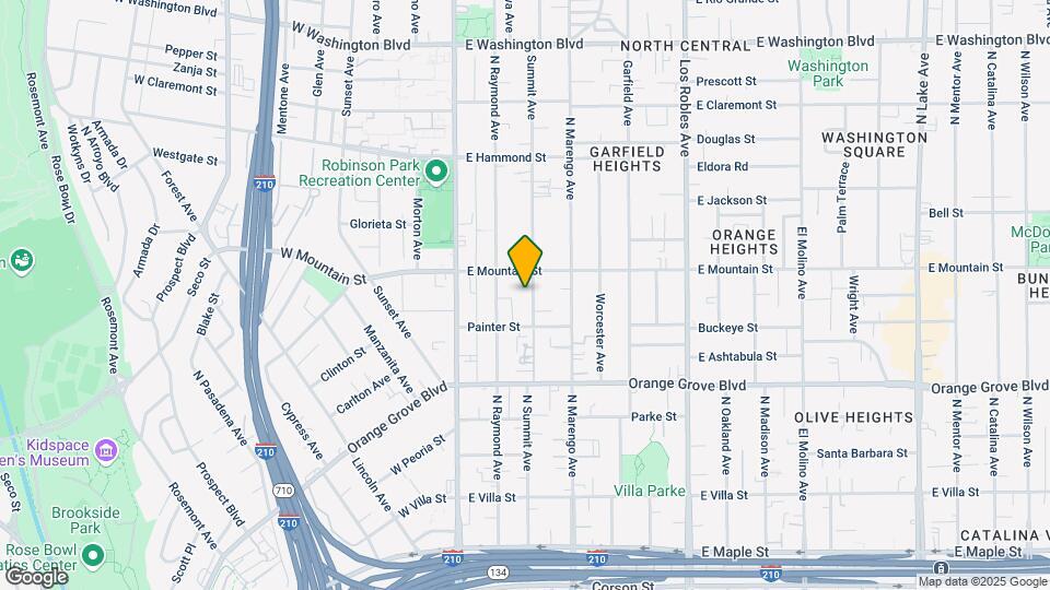 863 N Summit Ave Mapa y Detalles de la Ubicación