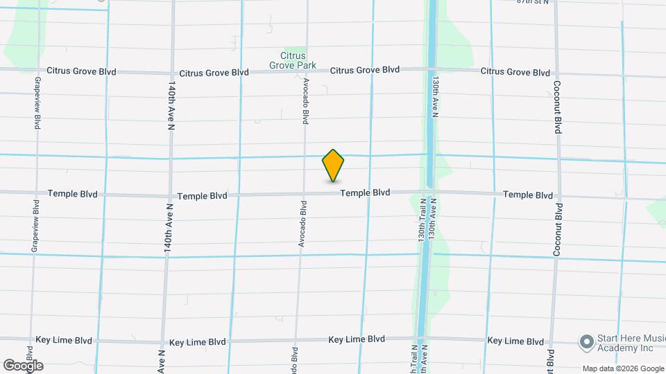 13383 Temple Blvd Map and Location Details