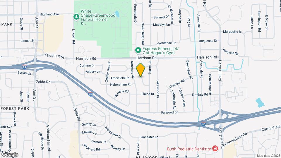 1130 Lombard Dr Map and Location Details