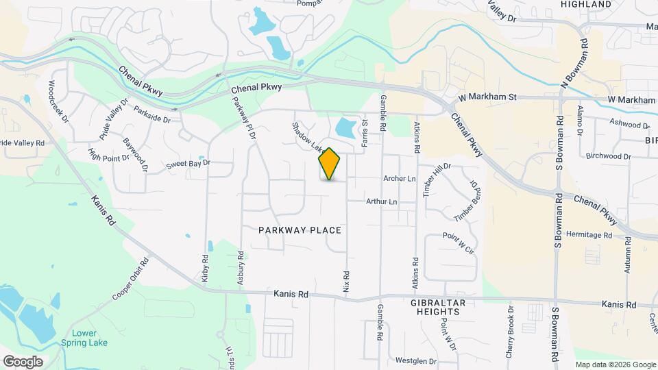 504 Shadow Ridge Dr Map and Location Details