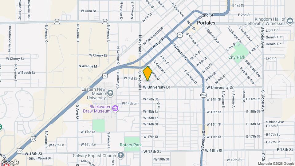 409 S Avenue H Map and Location Details