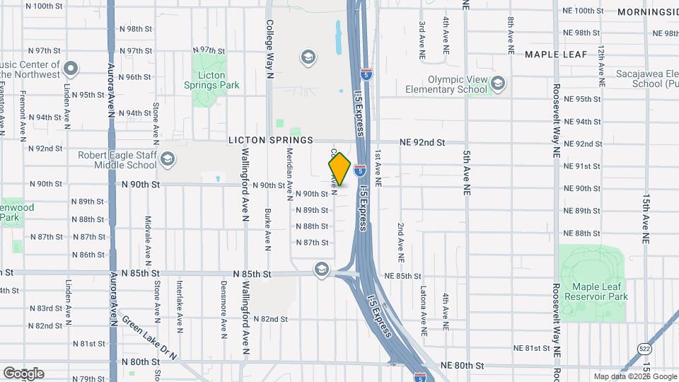 9002 Corliss Ave N Map and Location Details
