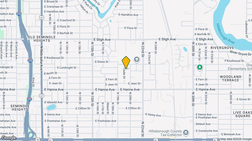 6501 Julie St Map and Location Details