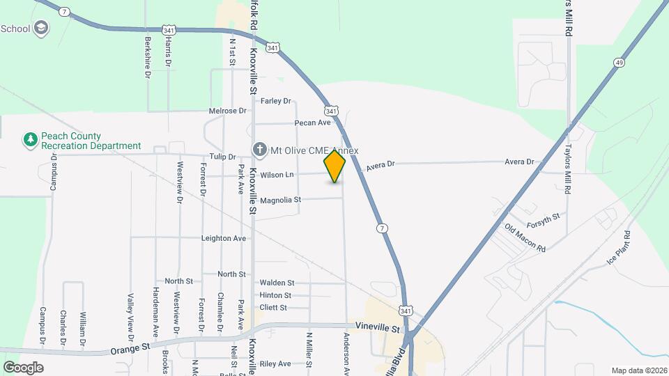 603 Anderson Ave Map and Location Details