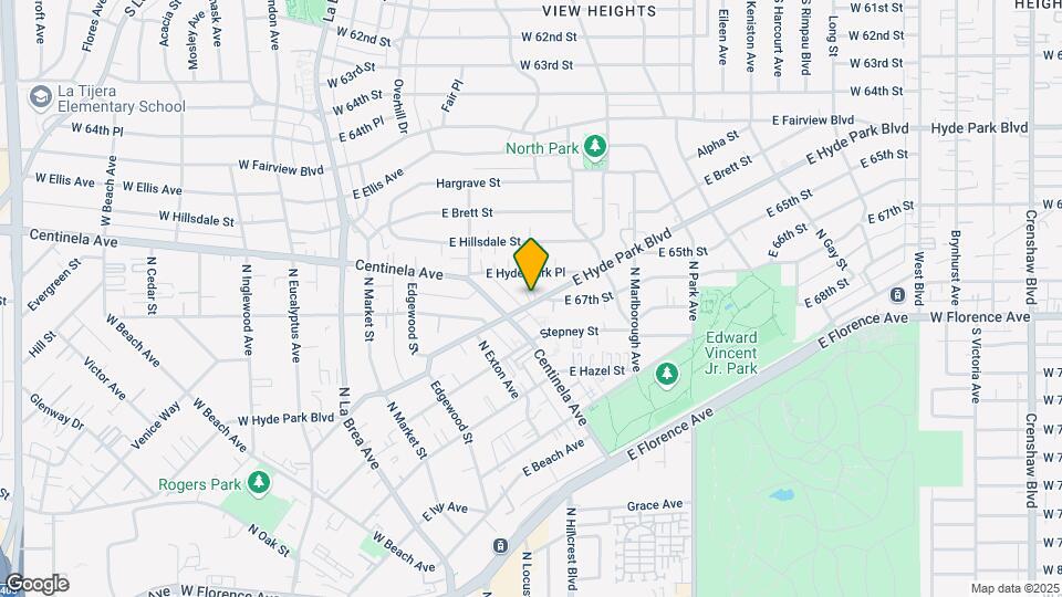 521-525 E Hyde Park Blvd Map and Location Details