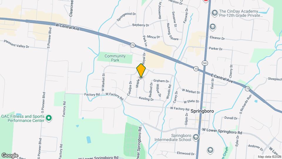 70 Maple Dr Map and Location Details