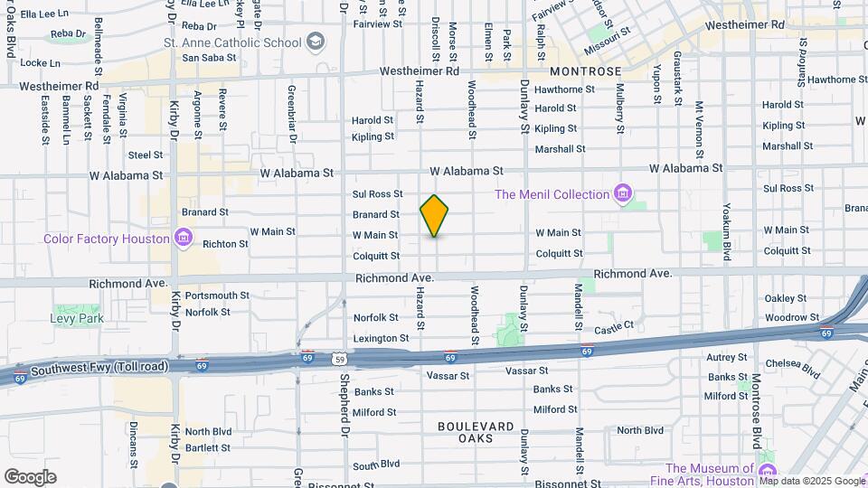 4112 Driscoll St Map and Location Details