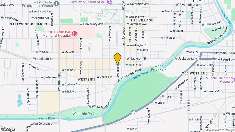 225 S College Ave Map and Location Details