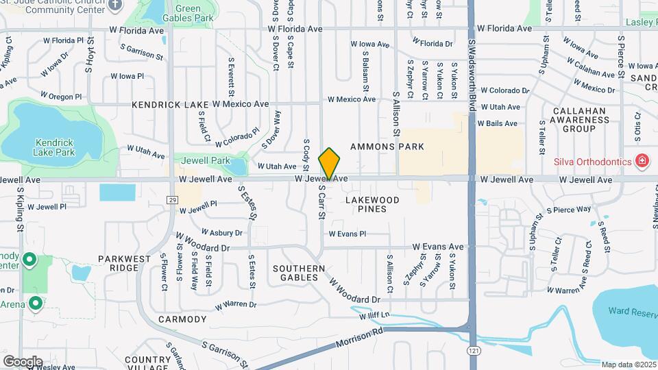 1904 S Carr St Map and Location Details