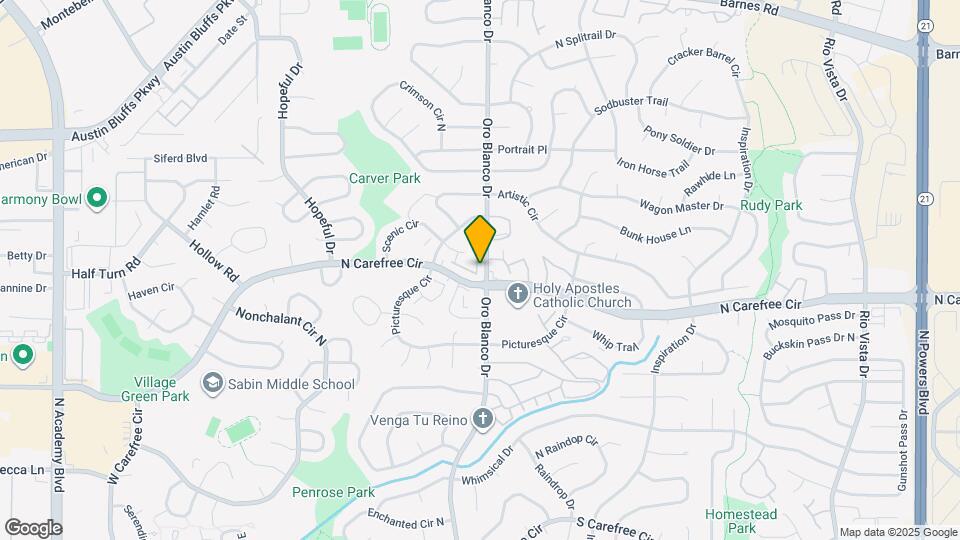 3726 Oro Blanco Dr Map and Location Details