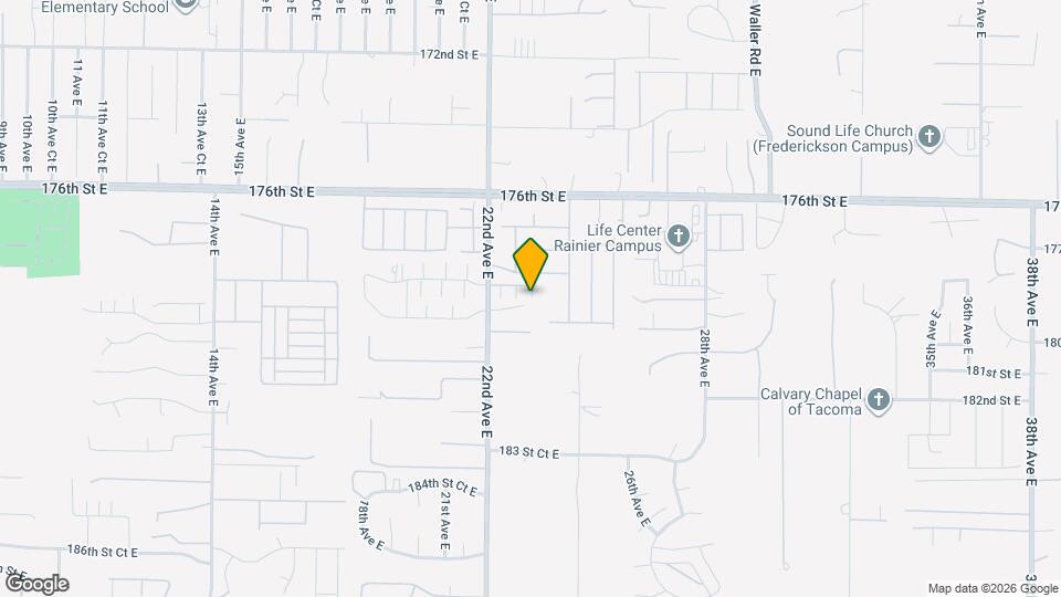 2305 179th St Ct E Map and Location Details