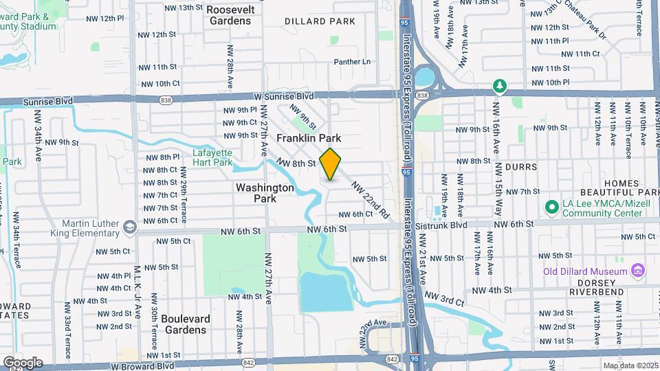 2401 NW 7th St Map and Location Details