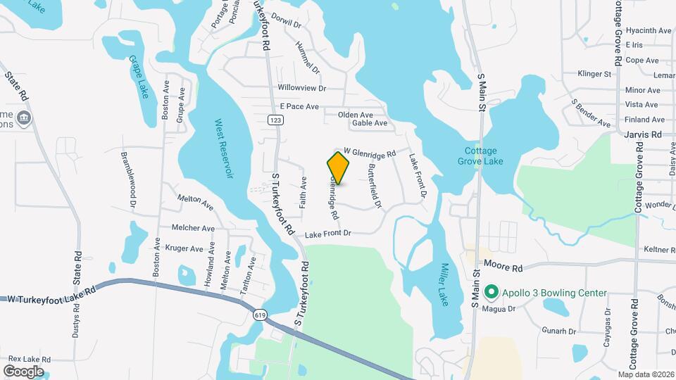3831 N Glenridge Rd Map and Location Details