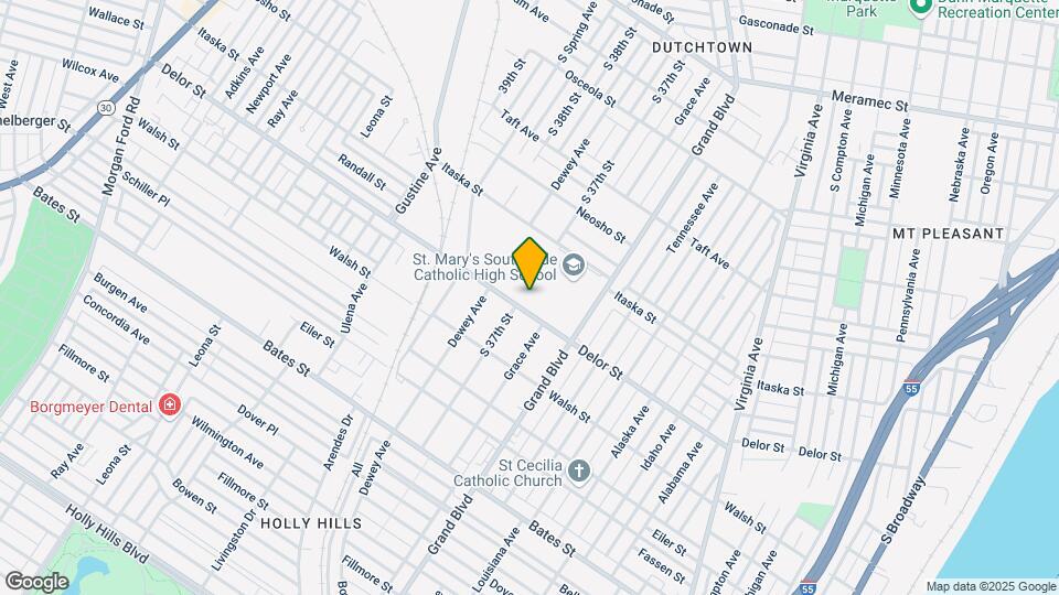 3653 Delor St Map and Location Details