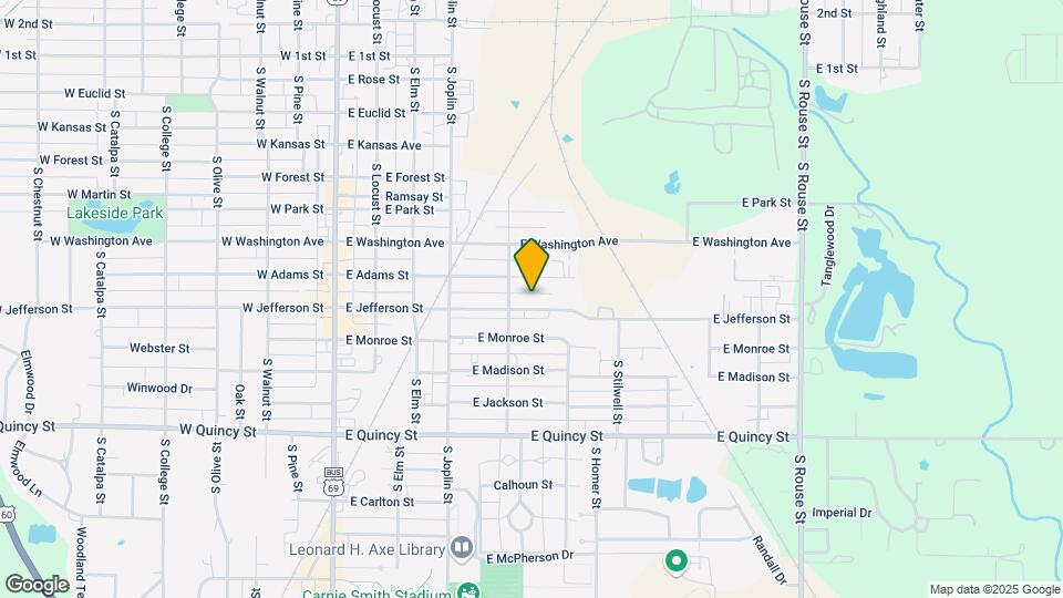 509 E Jefferson St Map and Location Details